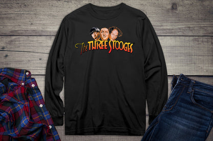 The Three Stooges Logo Long Sleeve Tee