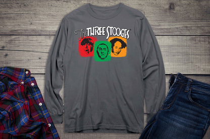 Colorful Stooges Long Sleeve Tee