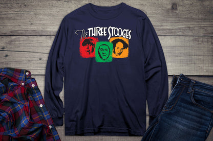 Colorful Stooges Long Sleeve Tee