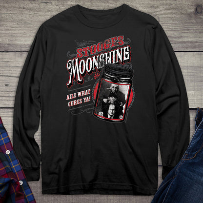 Stooges Moonshine Long Sleeve Tee