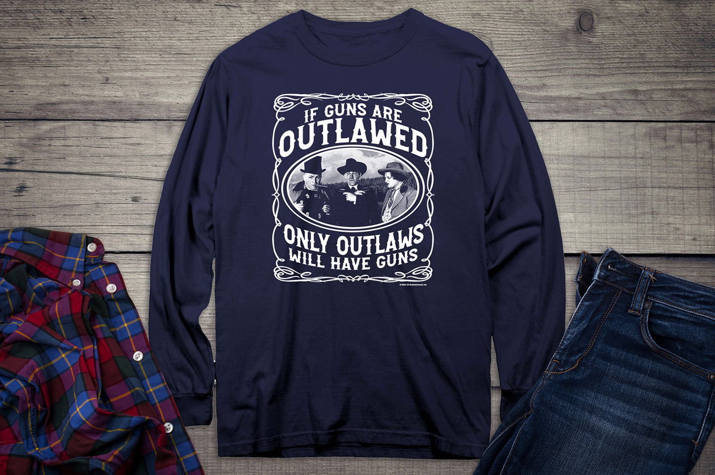 Stooges Outlaws Long Sleeve Tee