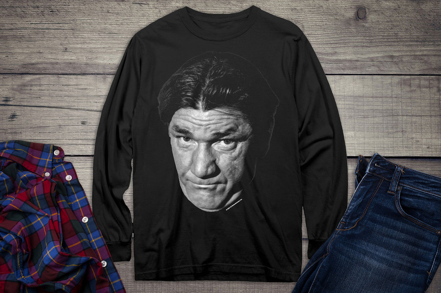 Shemp Face Long Sleeve Tee