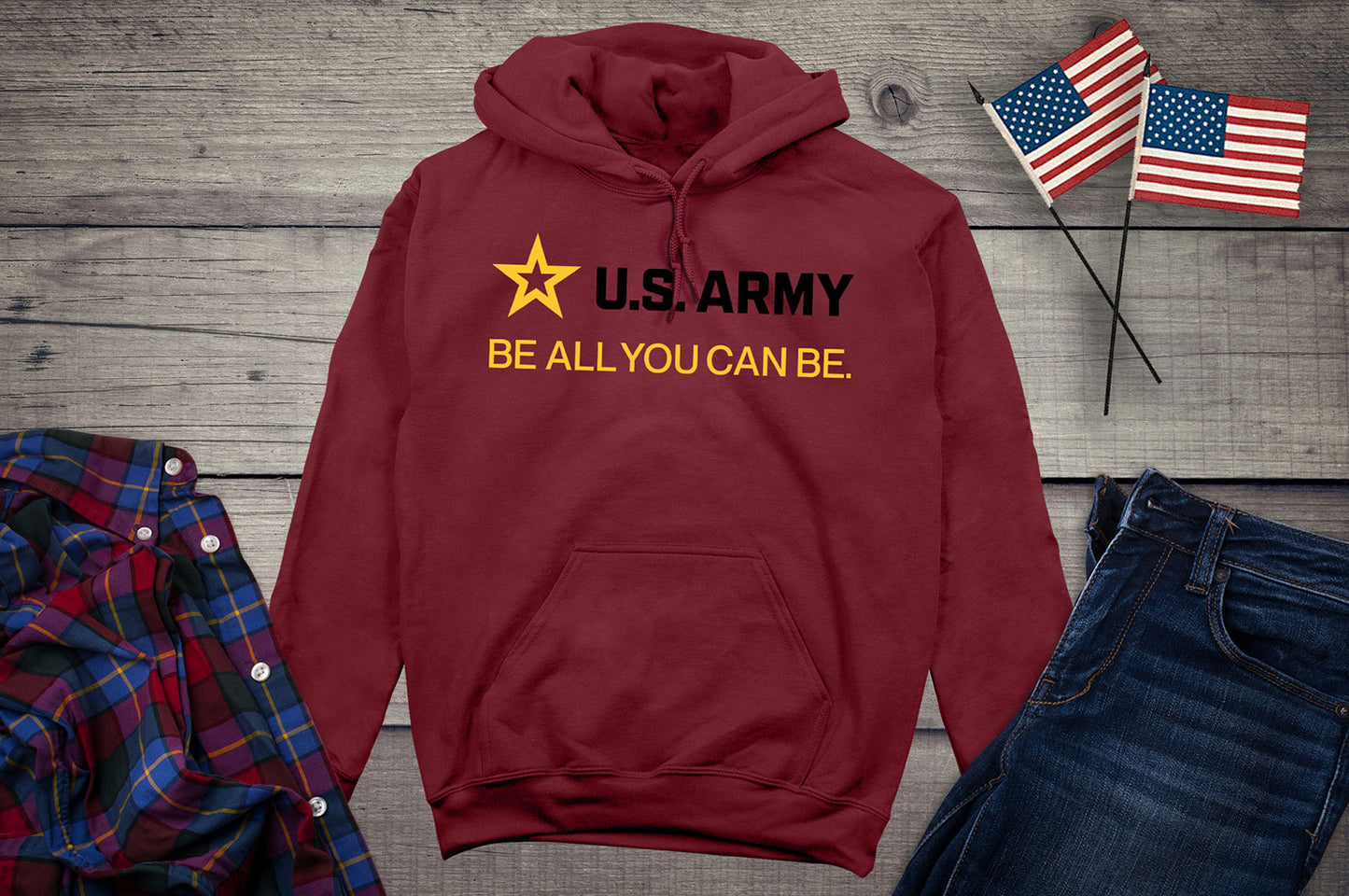 Army Strip Hoodie