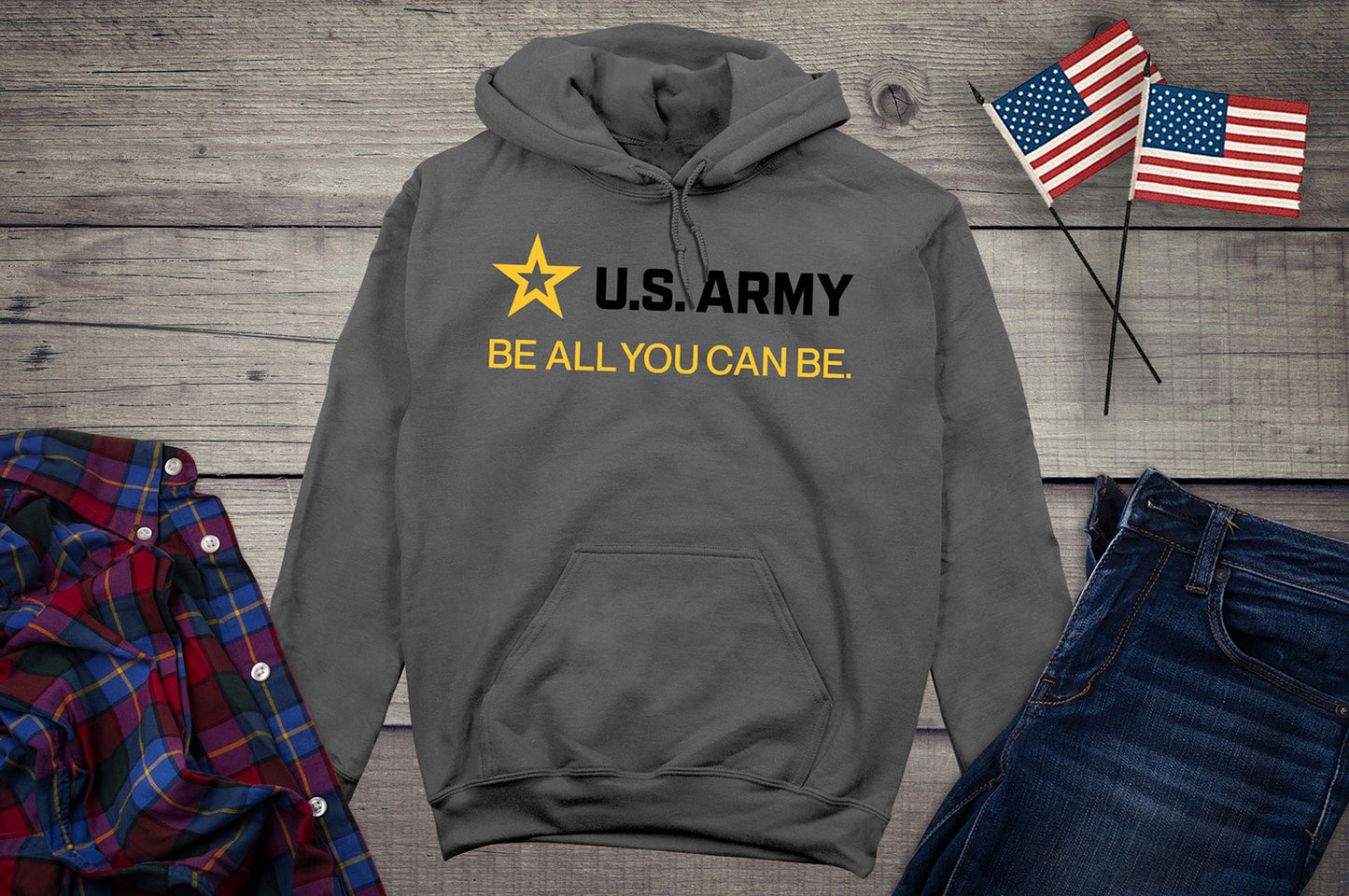 Army Strip Hoodie