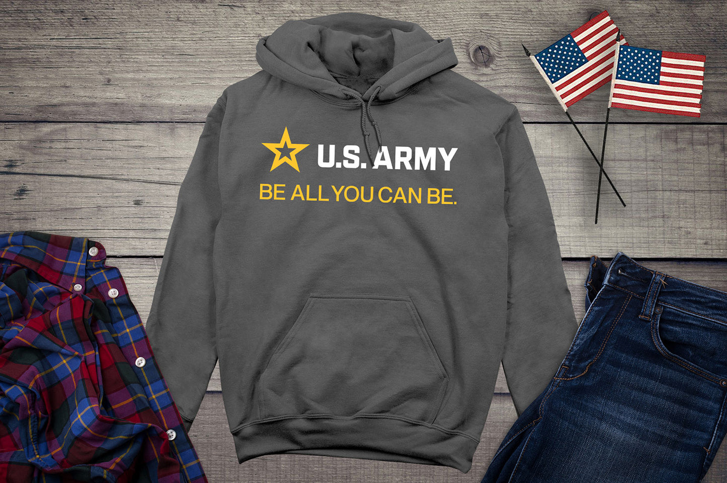 Army Strip Hoodie