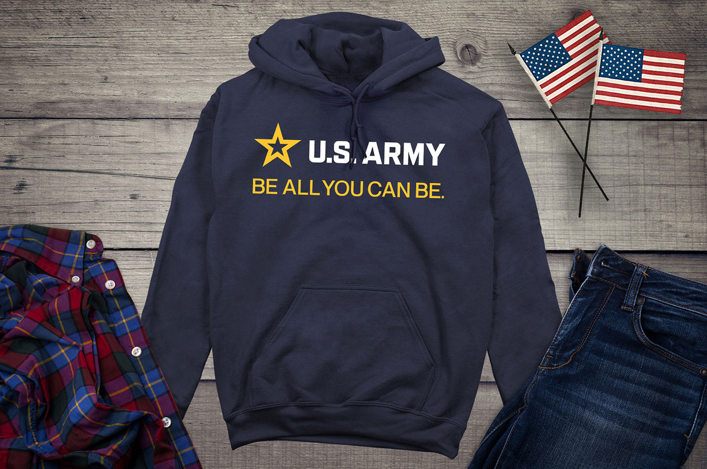 Army Strip Hoodie