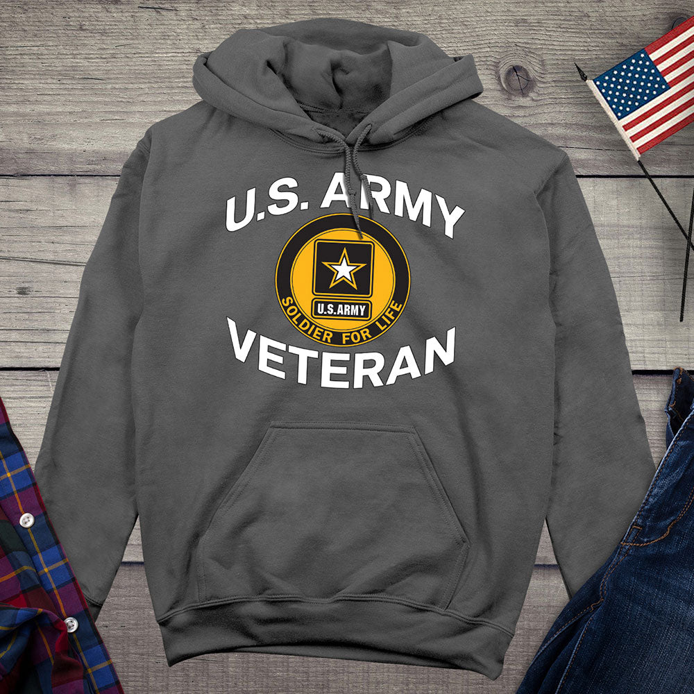 Army Veteran Circle Hoodie