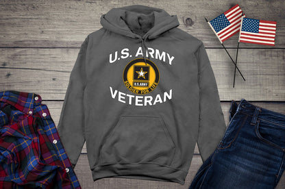 Army Veteran Circle Hoodie