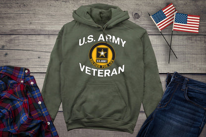 Army Veteran Circle Hoodie