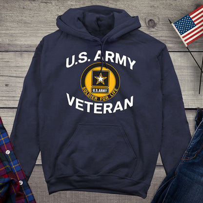 Army Veteran Circle Hoodie