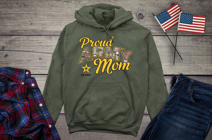 Proud Army Mom Hoodie