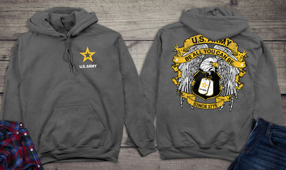 Army Eagle Tags Hoodie