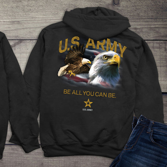 Army Eagles Flag Hoodie