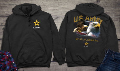 Army Eagles Flag Hoodie