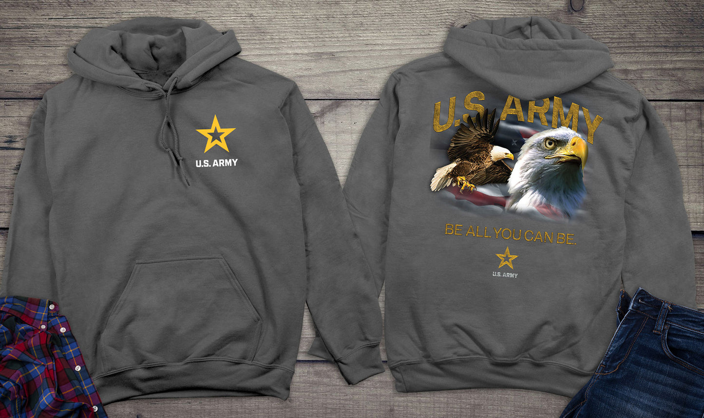 Army Eagles Flag Hoodie