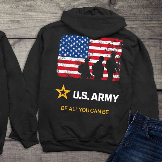 Army Soldiers Flag Hoodie