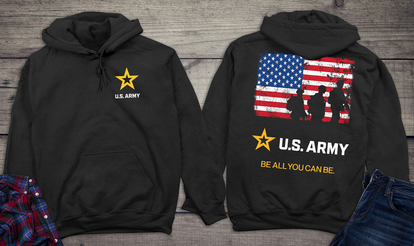 Army Soldiers Flag Hoodie