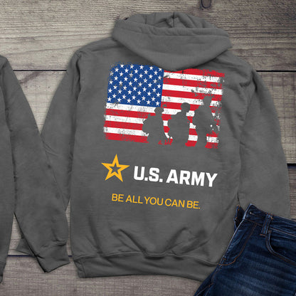 Army Soldiers Flag Hoodie