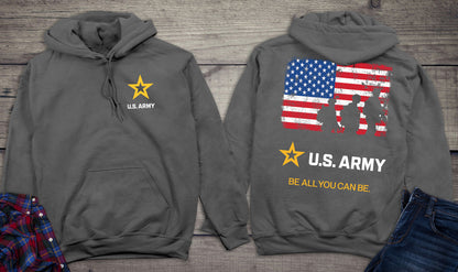 Army Soldiers Flag Hoodie