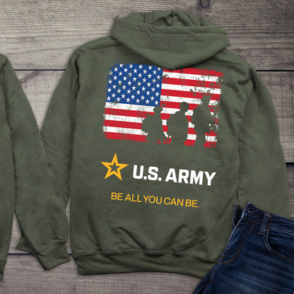 Army Soldiers Flag Hoodie