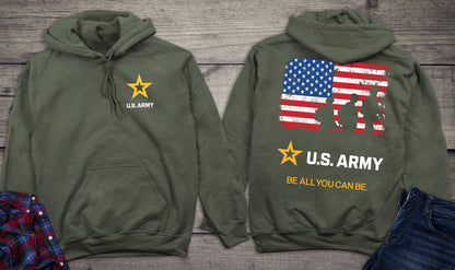 Army Soldiers Flag Hoodie