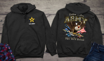 US Army This We Defend Hoodie