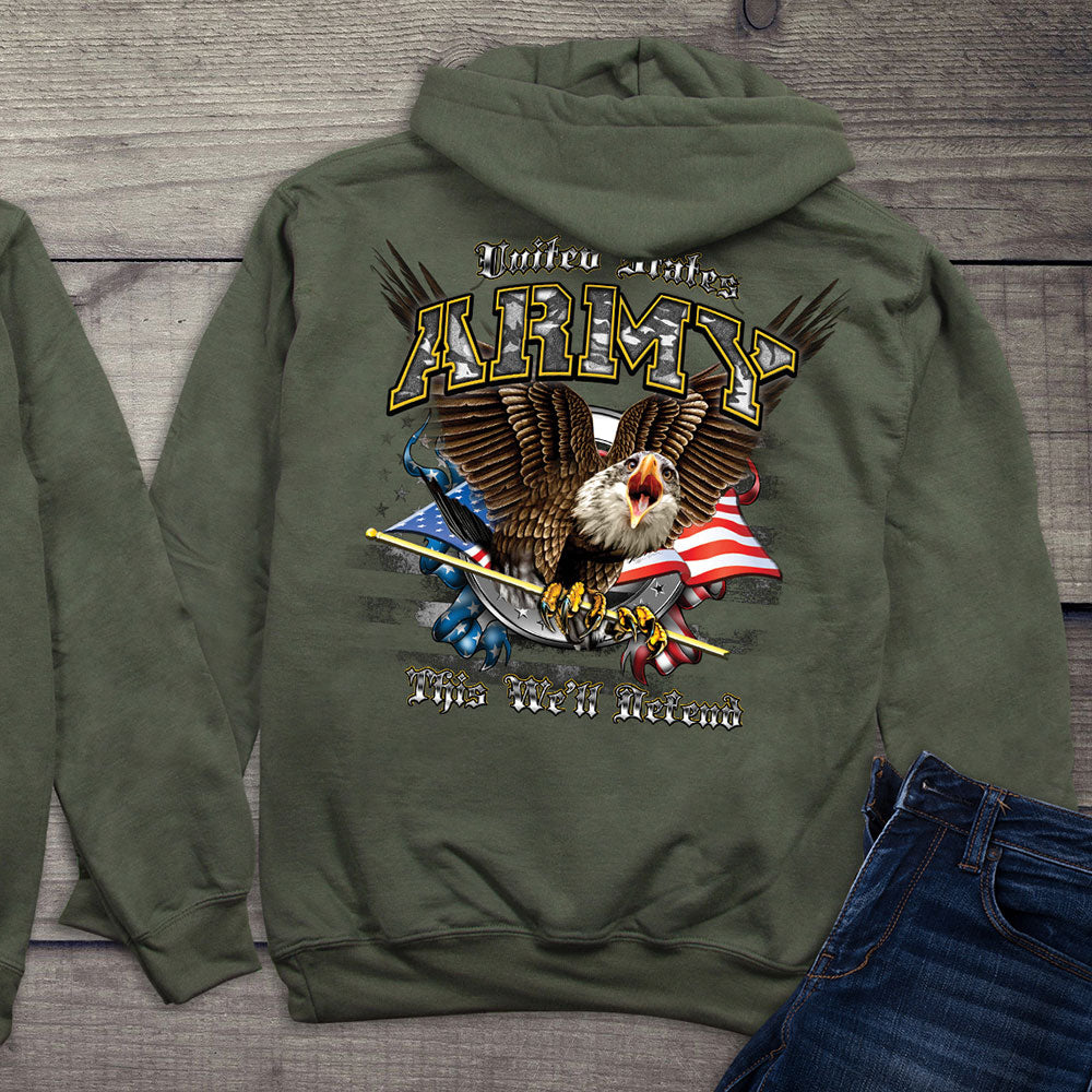 US Army This We Defend Hoodie