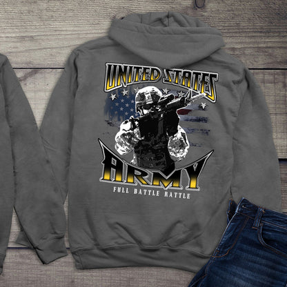 US Army Full Battle Rattle Hoodie