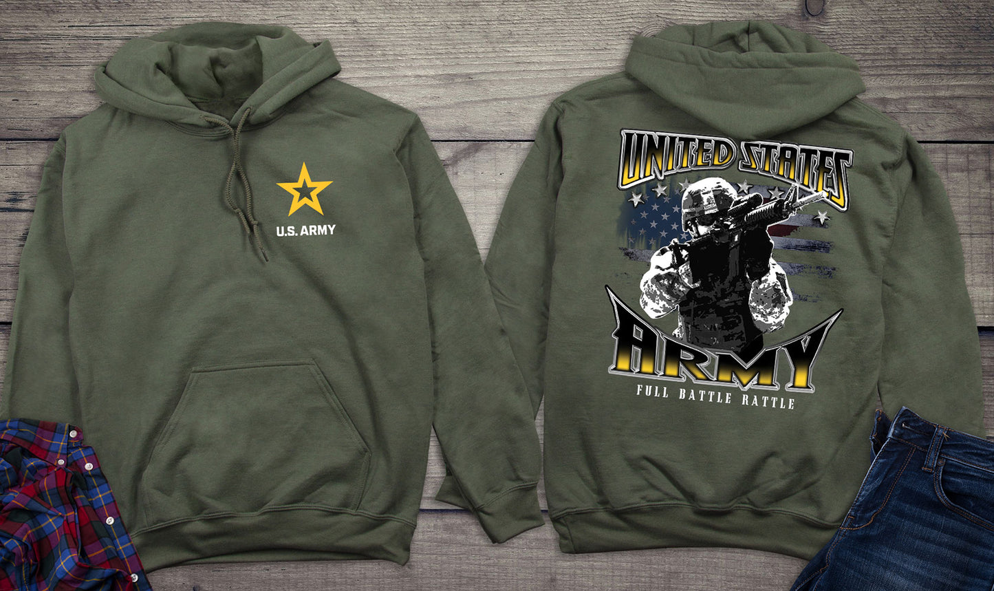 US Army Full Battle Rattle Hoodie