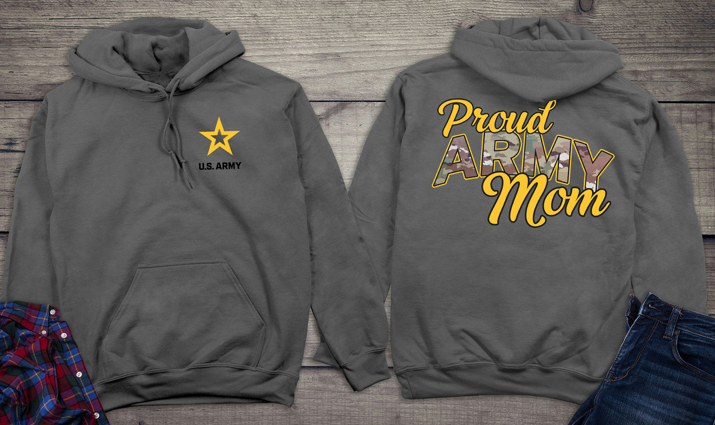 US Army Proud Army Mom Hoodie