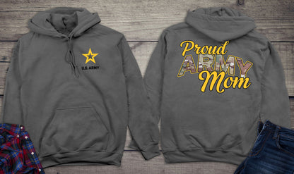 US Army Proud Army Mom Hoodie