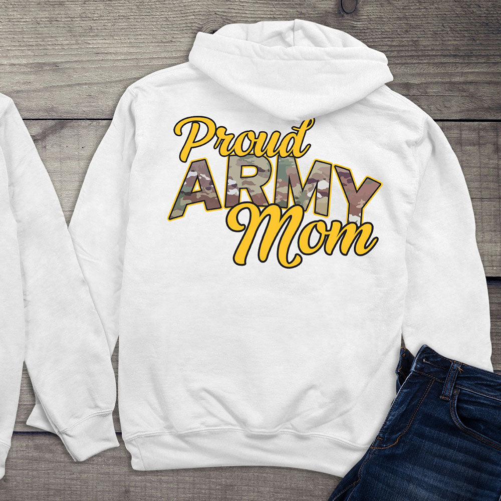 US Army Proud Army Mom Hoodie