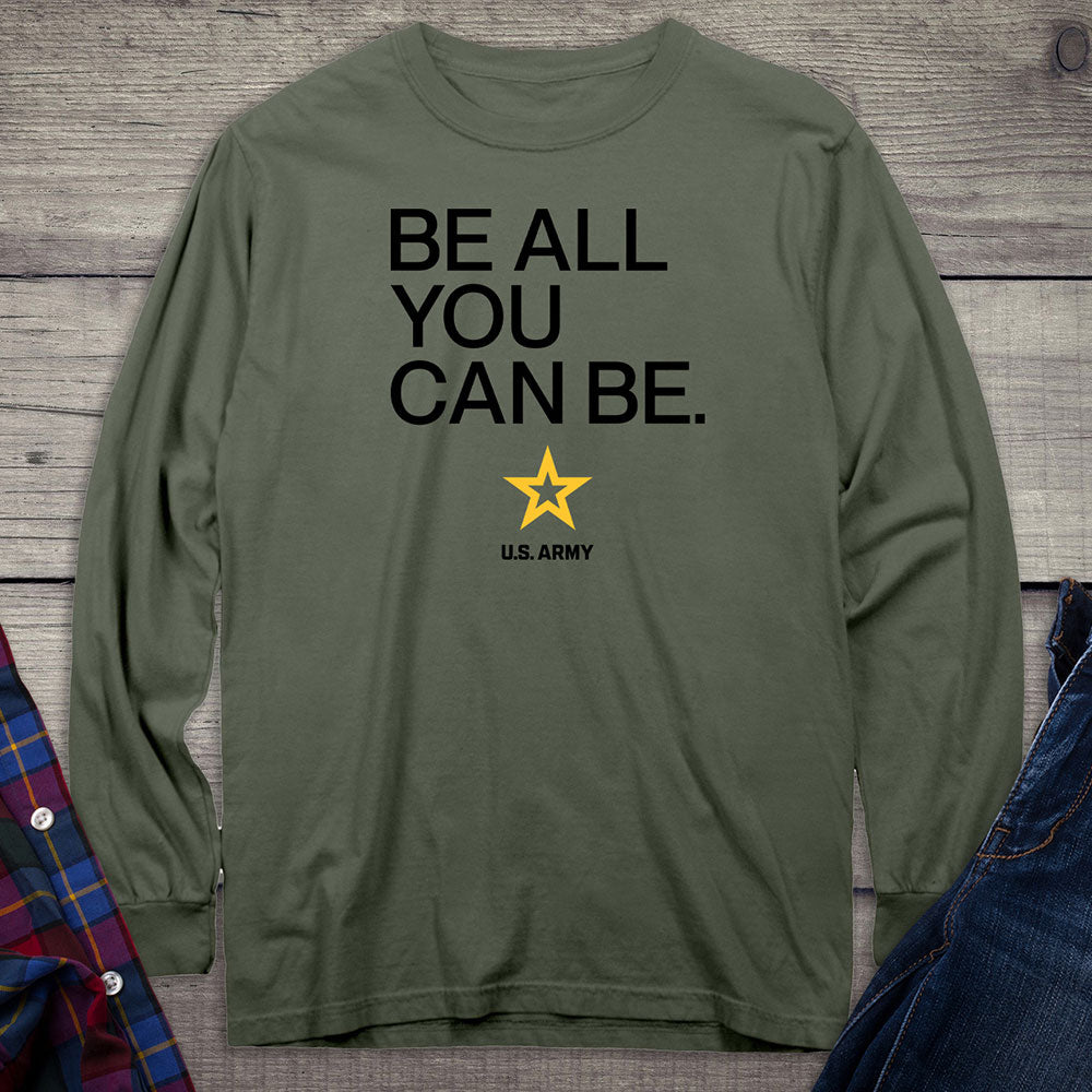 United States Army Be All You Can Be Long Sleeve Shirt