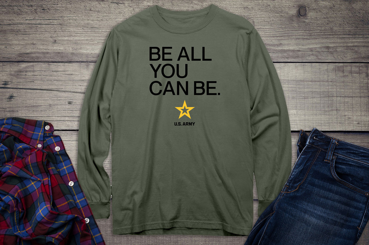 United States Army Be All You Can Be Long Sleeve Shirt