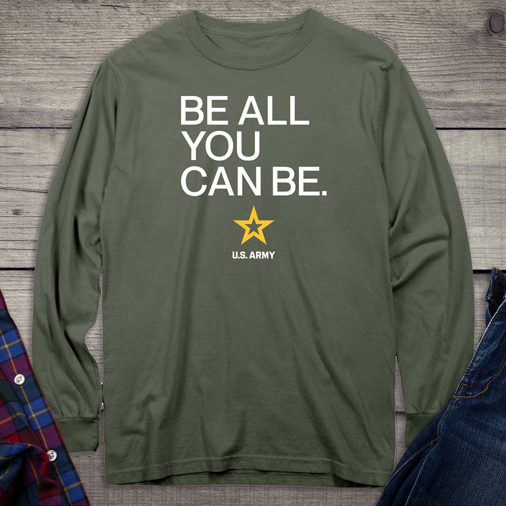 United States Army Be All You Can Be Long Sleeve Shirt