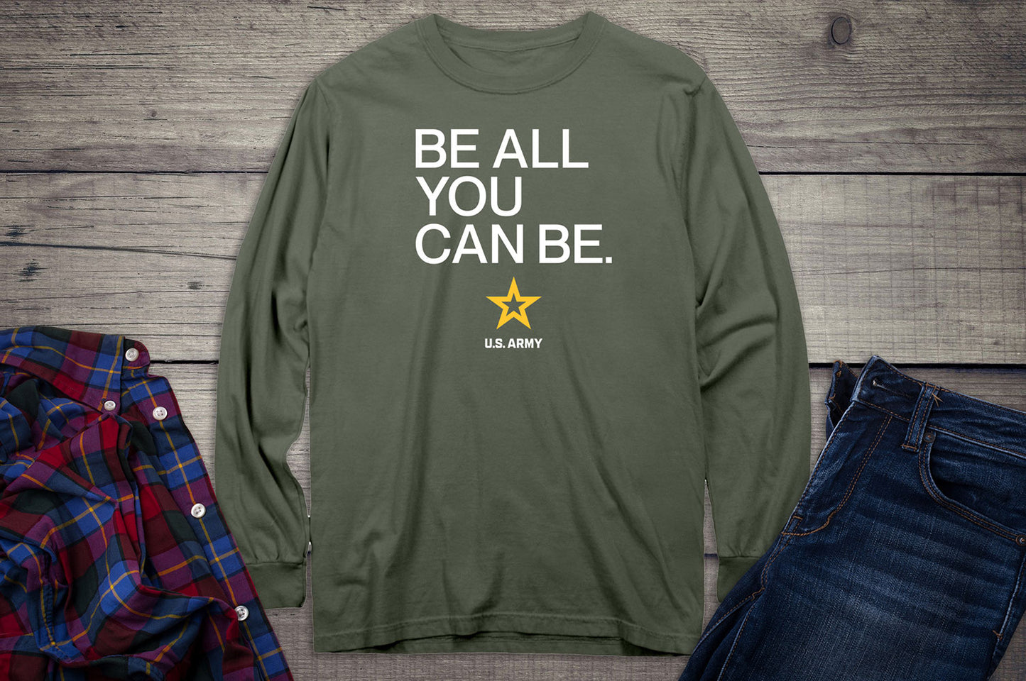 United States Army Be All You Can Be Long Sleeve Shirt