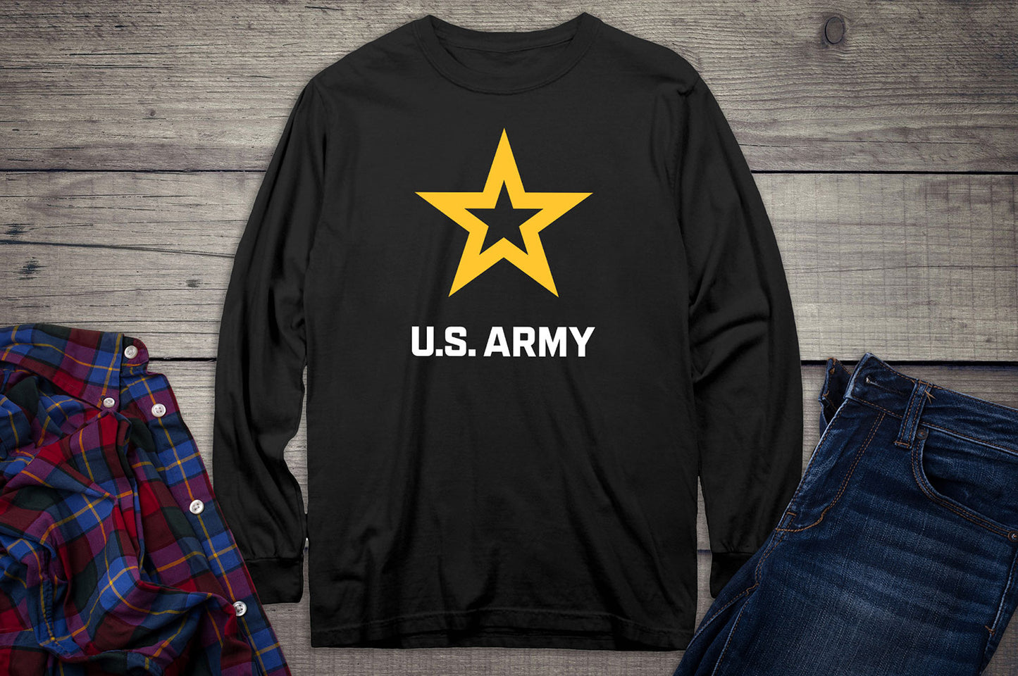 United States Army Logo Long Sleeve Shirt