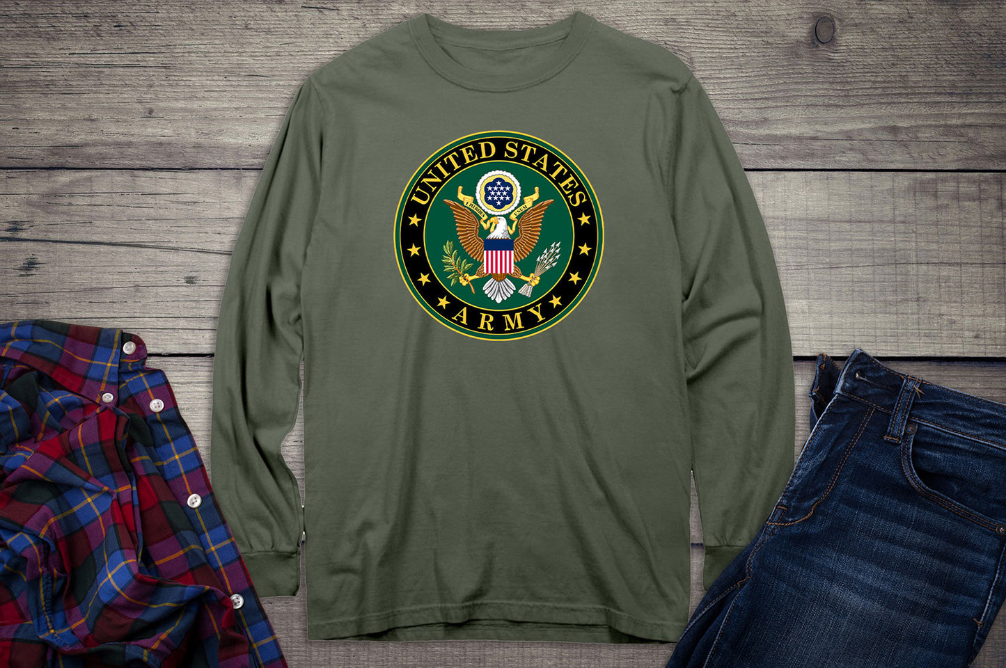 United States Army Insignia Long Sleeve Shirt