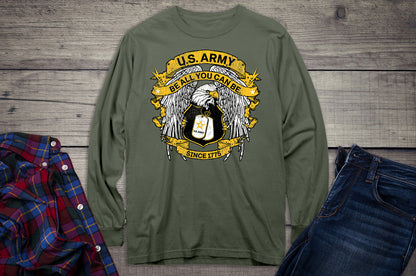 United States Army Eagle Tags Long Sleeve Shirt