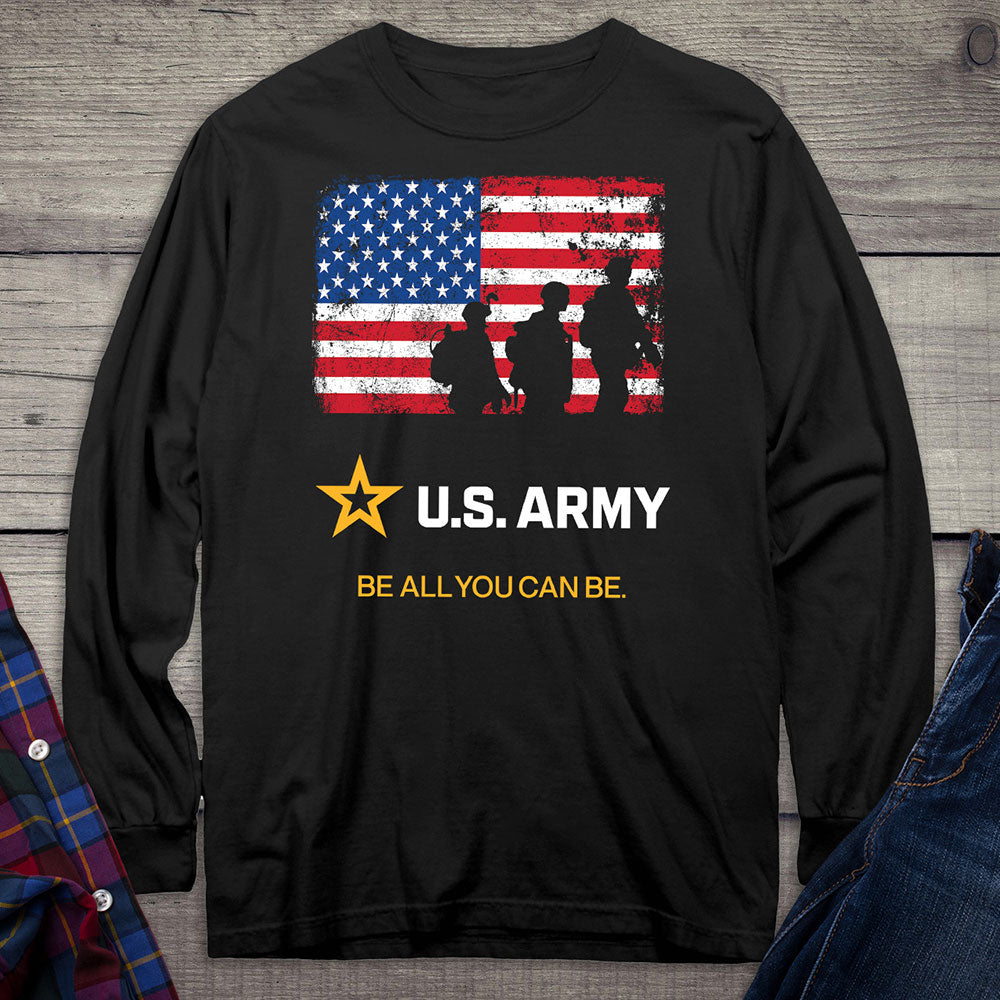 United States Army Soldiers Flag Long Sleeve Shirt