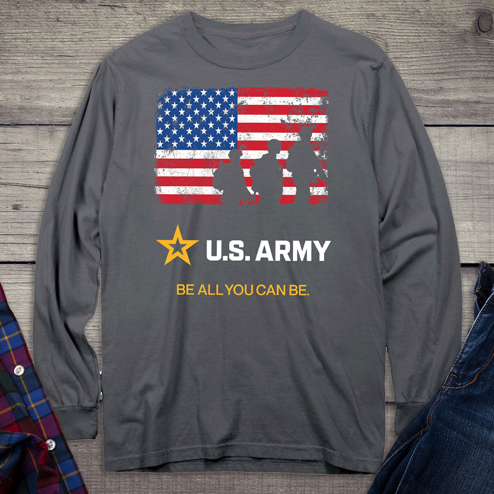 United States Army Soldiers Flag Long Sleeve Shirt