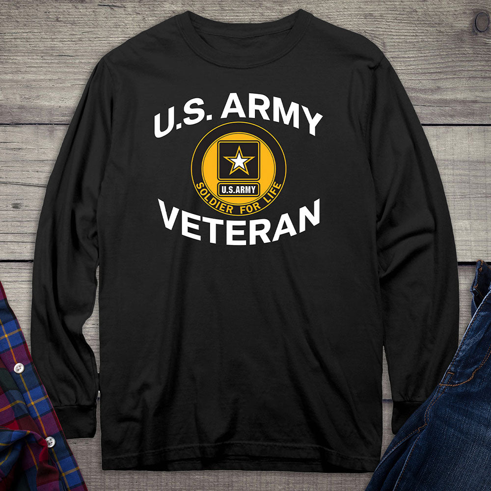 United States Army Veteran Circle Long Sleeve Shirt