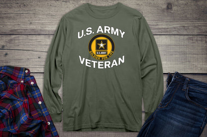 United States Army Veteran Circle Long Sleeve Shirt