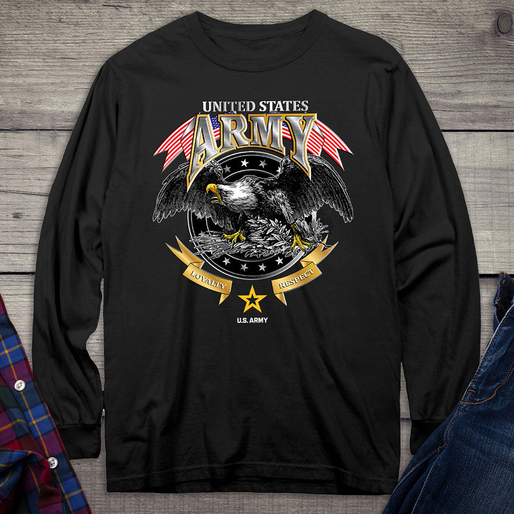 United States Army Loyalty Respect Long Sleeve Shirt