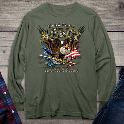 United States Army This We Defend Long Sleeve Shirt