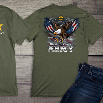 U.S. Army Eagle & Flag T-Shirt