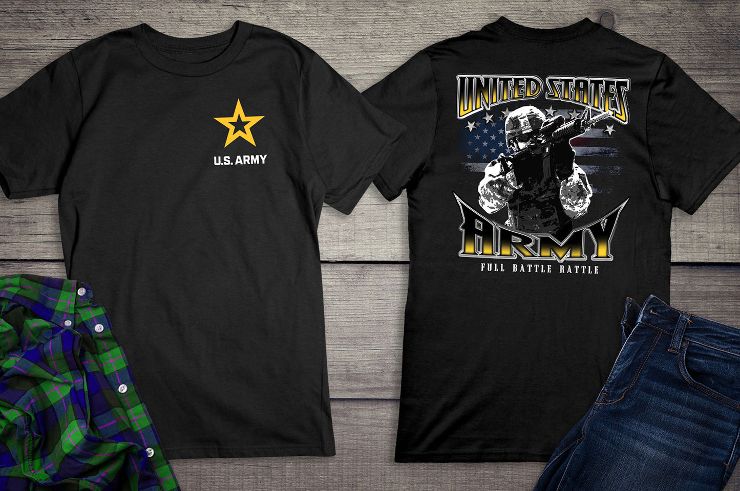 U.S. Army Full Battle Rattle T-Shirt