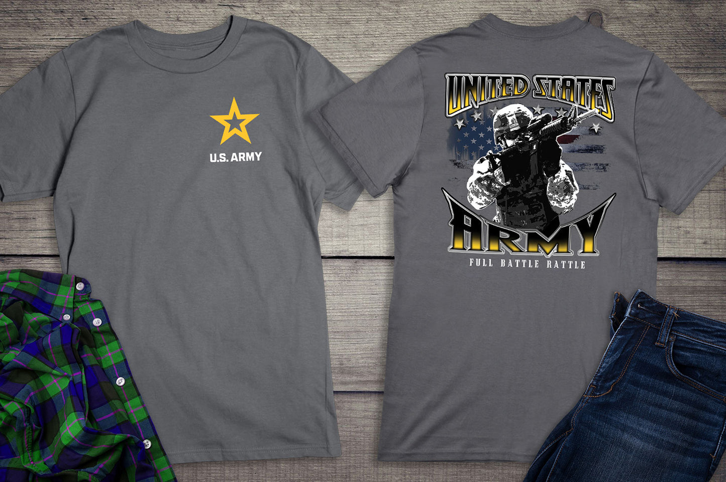 U.S. Army Full Battle Rattle T-Shirt