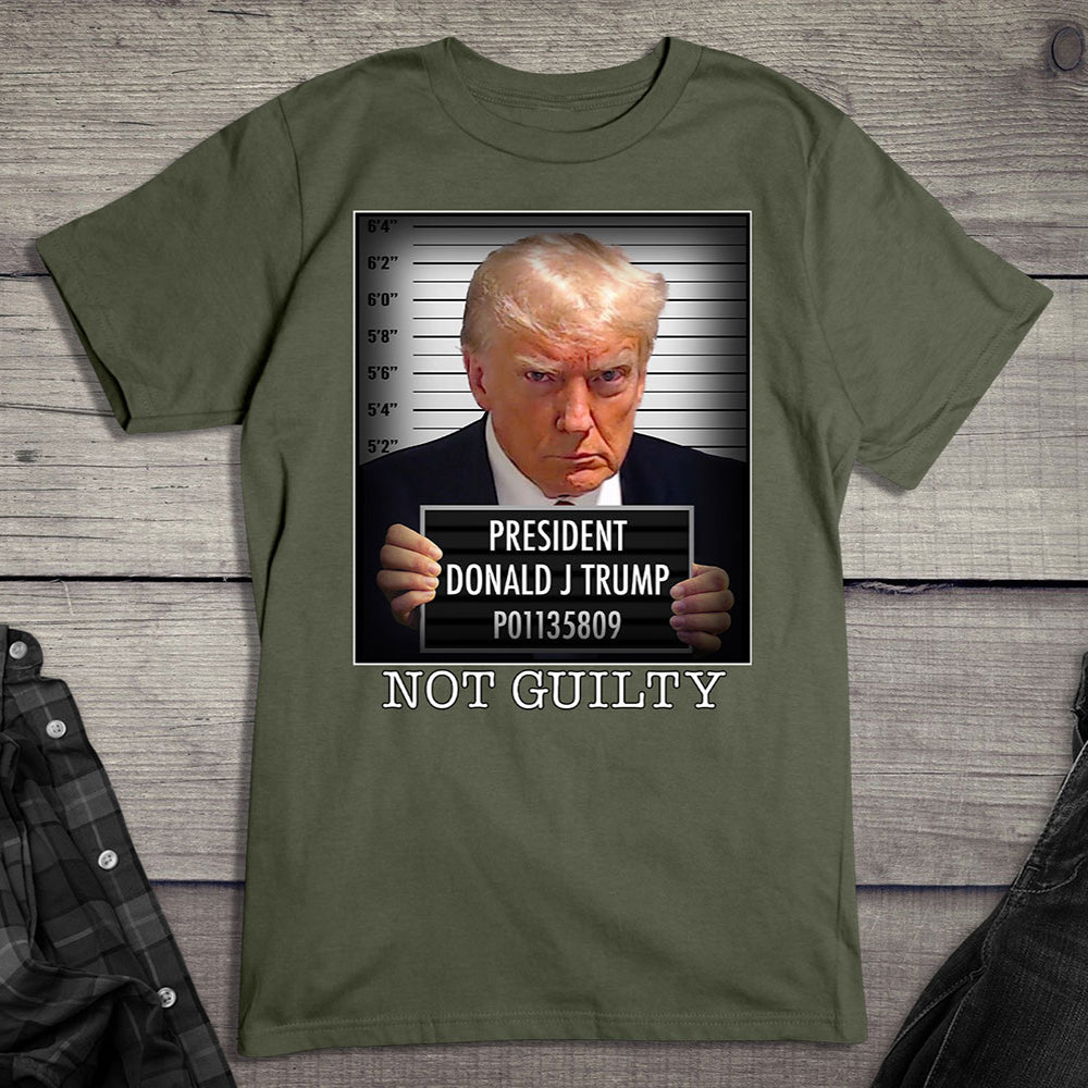 Not Guilty Mugshot T-Shirt