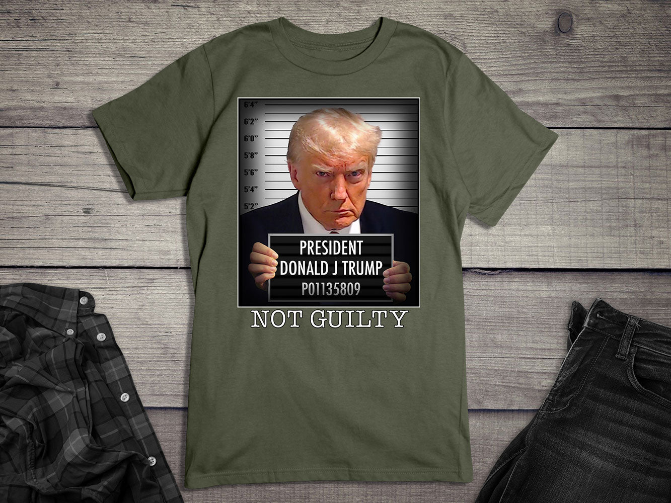 Not Guilty Mugshot T-Shirt